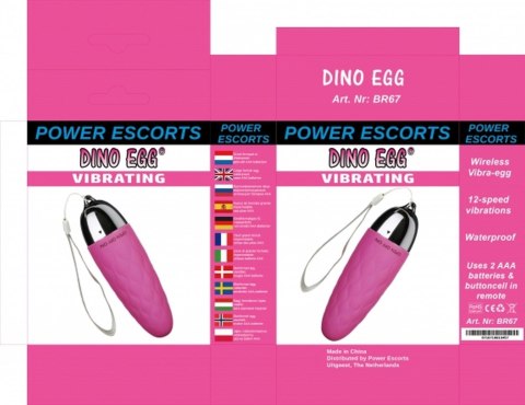 Dino egg pink big egg 10,8 cm x 3,4 cm Power Escorts Dino egg pink big egg 10,8 cm x 3,4 cm Power Escorts