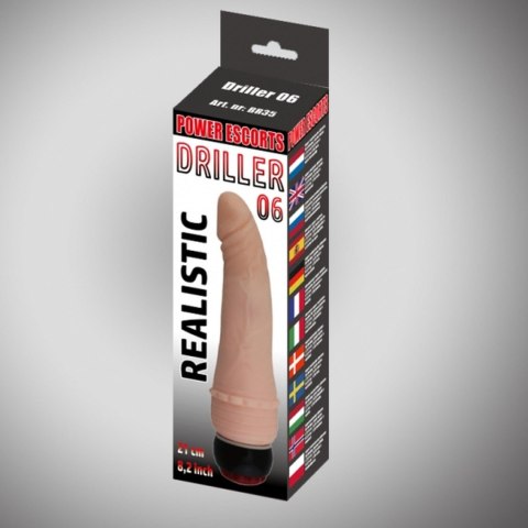 Driller 06 flesh 21 cm realistic vibrating Power Escorts Driller 06 flesh 21 cm realistic vibrating Power Escorts