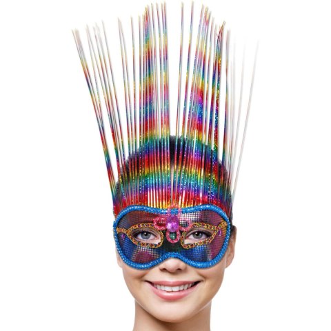 Maska-Venetian Mask Rainbow Deluxe Kinky Pleasure Maska-Venetian Mask Rainbow Deluxe Kinky Pleasure