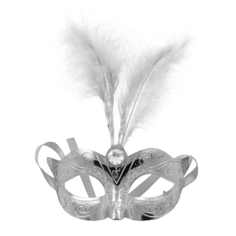 Maska-Venetian Mask Silver Kinky Pleasure Maska-Venetian Mask Silver Kinky Pleasure