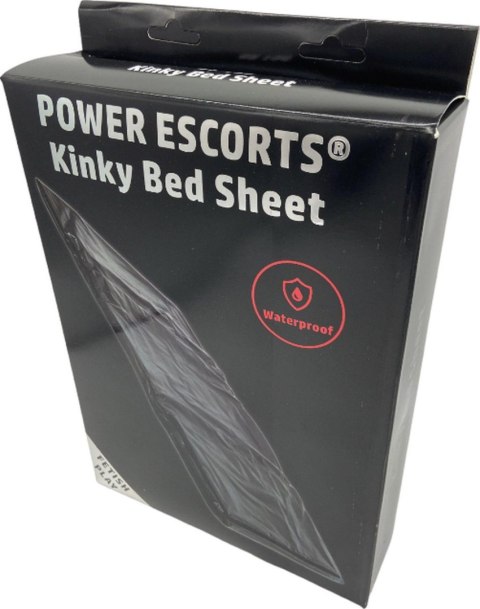 Power Escorts - BR190 - Kinky Bed Sheet Black - 160 x 227 CM Power Escorts Power Escorts - BR190 - Kinky Bed Sheet Black - 160 x 227 CM Power Escorts