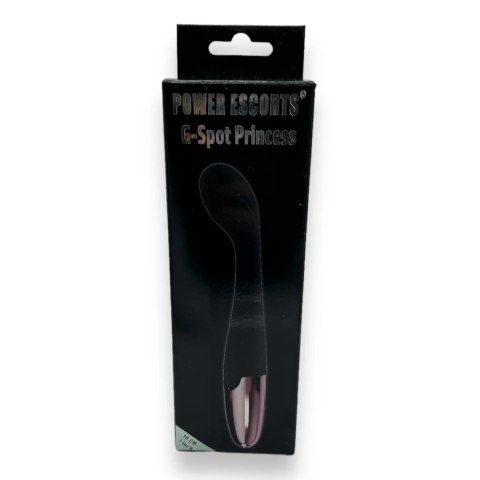 Power Escorts - Black - G Spot Princess Black - 18 Cm / 7 Inch Silicone G Spot Vibrator Power Escorts Power Escorts - Black - G Spot Princess Black - 18 Cm / 7 Inch Silicone G Spot Vibrator Power Escorts