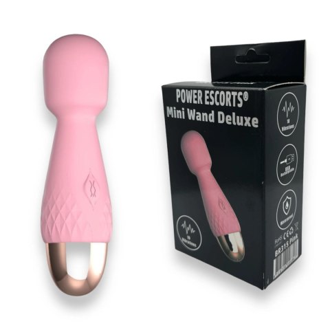 Power Escorts - Mini Wand De Luxe Pink - 11,6 Cm / 4.5 Inch Silicone Wand Massager Power Escorts Power Escorts - Mini Wand De Luxe Pink - 11,6 Cm / 4.5 Inch Silicone Wand Massager Power Escorts