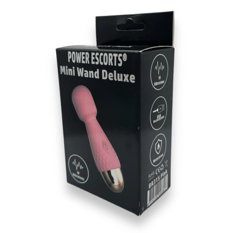 Power Escorts - Mini Wand De Luxe Pink - 11,6 Cm / 4.5 Inch Silicone Wand Massager Power Escorts Power Escorts - Mini Wand De Luxe Pink - 11,6 Cm / 4.5 Inch Silicone Wand Massager Power Escorts
