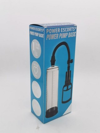 Power Escorts -Power Pump Basic - Penis Pump - Transparant Power Escorts