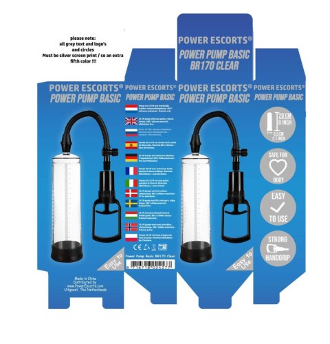 Power Escorts -Power Pump Basic - Penis Pump - Transparant Power Escorts Power Escorts -Power Pump Basic - Penis Pump - Transparant Power Escorts