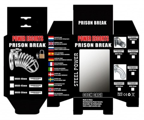 Prison BReak metal medium 45 mm with lock Power Escorts Prison BReak metal medium 45 mm with lock Power Escorts