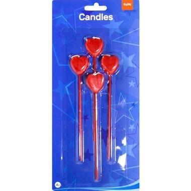 Red Candles With Heart Kinky Pleasure Red Candles With Heart Kinky Pleasure