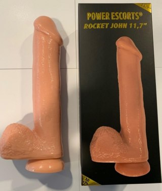 Rocket john 11.7 inch flesh 30 cm big dildo Power Escorts