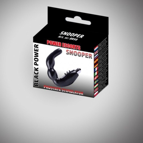 Snooper black prostate stimulator incl batteries Power Escorts Snooper black prostate stimulator incl batteries Power Escorts