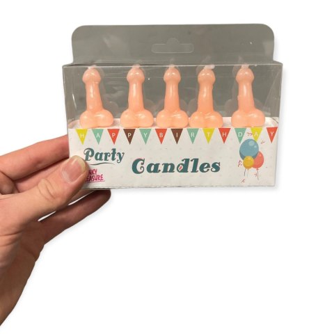Świeczki-Party Penis Candles 5pcs Pack Flesh Kinky Pleasure Świeczki-Party Penis Candles 5pcs Pack Flesh Kinky Pleasure