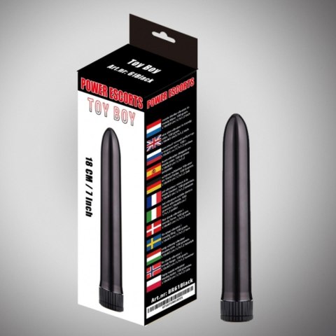 Toy boy black 18 cm basic vibrating Power Escorts Toy boy black 18 cm basic vibrating Power Escorts