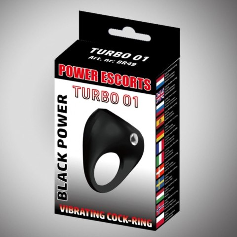 Turbo 01 black vibratinging cockring Power Escorts Turbo 01 black vibratinging cockring Power Escorts