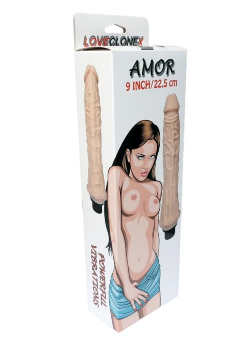 Wibrator-AMOR-LOVECLONEX 9""""""""-vibration B - Series Real