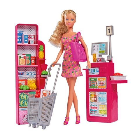 SIMBA Lalka Steffi w Supermarkecie Sklep Zakupy Simba SIMBA Lalka Steffi w Supermarkecie Sklep Zakupy Simba