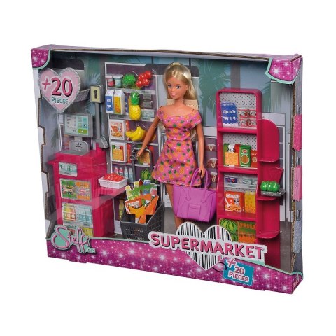 SIMBA Lalka Steffi w Supermarkecie Sklep Zakupy Simba SIMBA Lalka Steffi w Supermarkecie Sklep Zakupy Simba