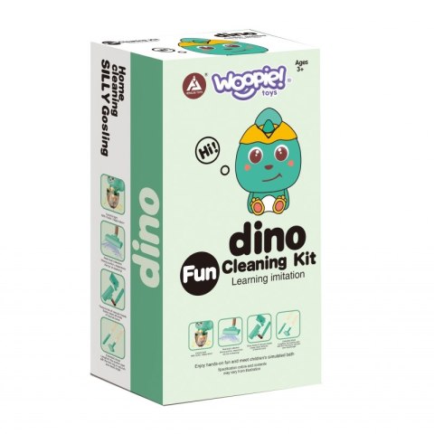 WOOPIE Interaktywny Odkurzacz Dino 3w1 Funkcja Ssania Światło Dźwięk Woopie WOOPIE Interaktywny Odkurzacz Dino 3w1 Funkcja Ssania Światło Dźwięk Woopie