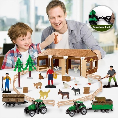 WOOPIE Zestaw Mały Farmer XL Figurki Gospodarstwo Woopie WOOPIE Zestaw Mały Farmer XL Figurki Gospodarstwo Woopie