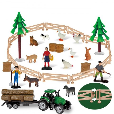 WOOPIE Zestaw Mały Farmer XL Figurki Gospodarstwo Woopie WOOPIE Zestaw Mały Farmer XL Figurki Gospodarstwo Woopie