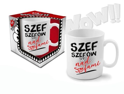 BIG WOW - Kubek Big Boss 800 ml - Szef szefów nad szefami BGtech BIG WOW - Kubek Big Boss 800 ml - Szef szefów nad szefami BGtech