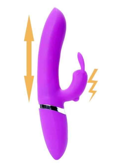 Wibrator-CLARA Purple 12 vibration and 6 pulsation functions USB B - Series Lyla