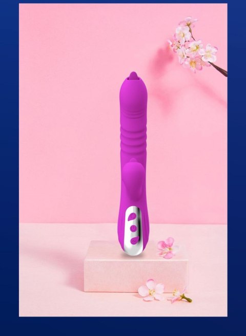 Wibrator-Fairy USB 3 functions of thrusting / 20 vibrations -Purple B - Series Lyla Wibrator-Fairy USB 3 functions of thrusting / 20 vibrations -Purple B - Series Lyla