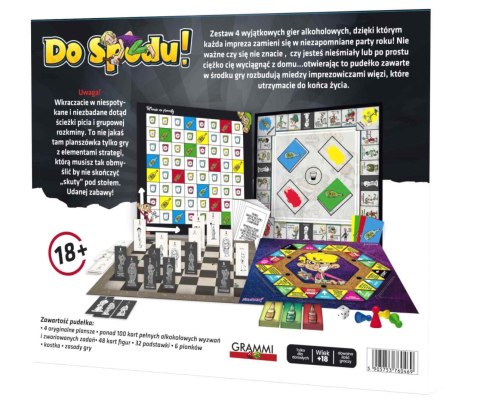 Do spodu! Zestaw 4 gier imprezowych Grammi Do spodu! Zestaw 4 gier imprezowych Grammi