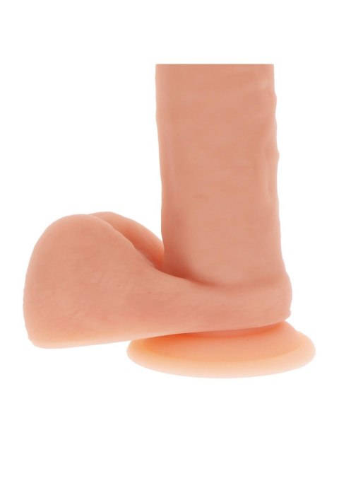 Silicone Dildo 8 Inch w Balls Light skin tone ToyJoy Silicone Dildo 8 Inch w Balls Light skin tone ToyJoy