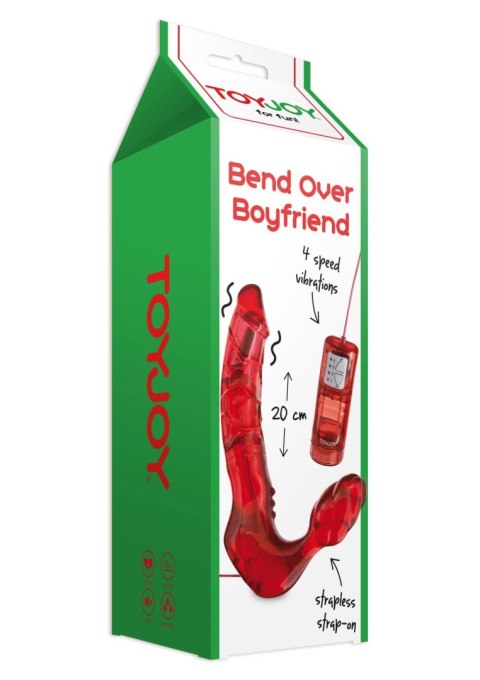 Bend Over Boyfriend Vibrator Red ToyJoy Bend Over Boyfriend Vibrator Red ToyJoy