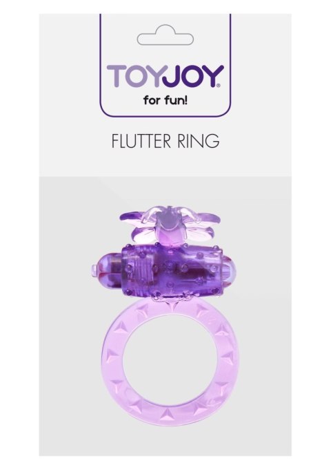 Flutter Ring Vibrating Purple ToyJoy Flutter Ring Vibrating Purple ToyJoy