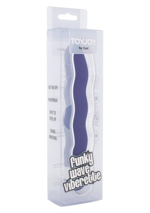 Funky Wave Vibrette Purple ToyJoy Funky Wave Vibrette Purple ToyJoy