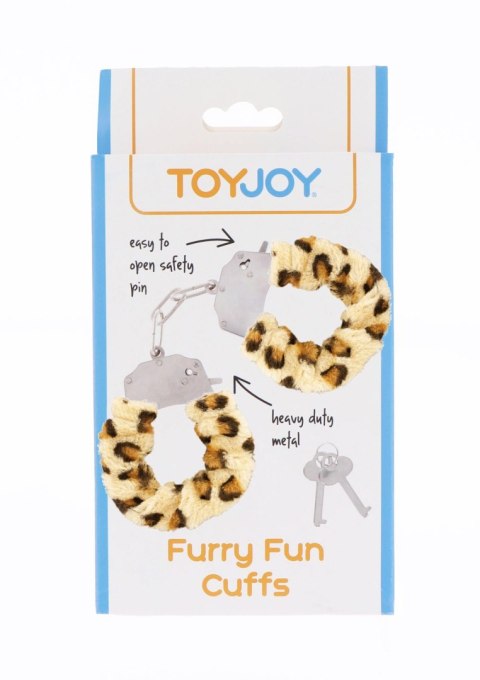 Furry Fun Cuffs Leopard ToyJoy Furry Fun Cuffs Leopard ToyJoy