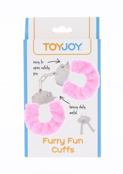 Furry Fun Cuffs Pink ToyJoy Furry Fun Cuffs Pink ToyJoy