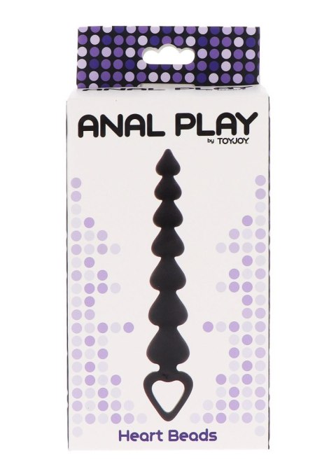 Heart Beads Black ToyJoy Heart Beads Black ToyJoy