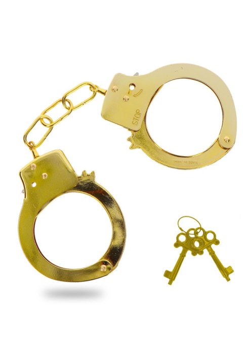 Metal Handcuffs Gold ToyJoy Metal Handcuffs Gold ToyJoy