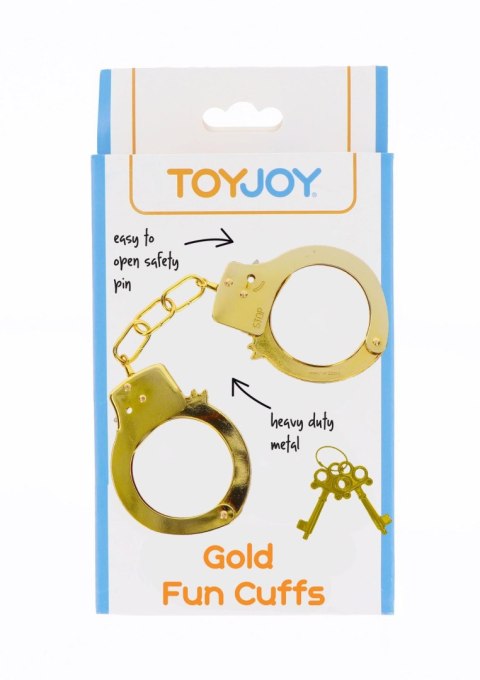 Metal Handcuffs Gold ToyJoy Metal Handcuffs Gold ToyJoy