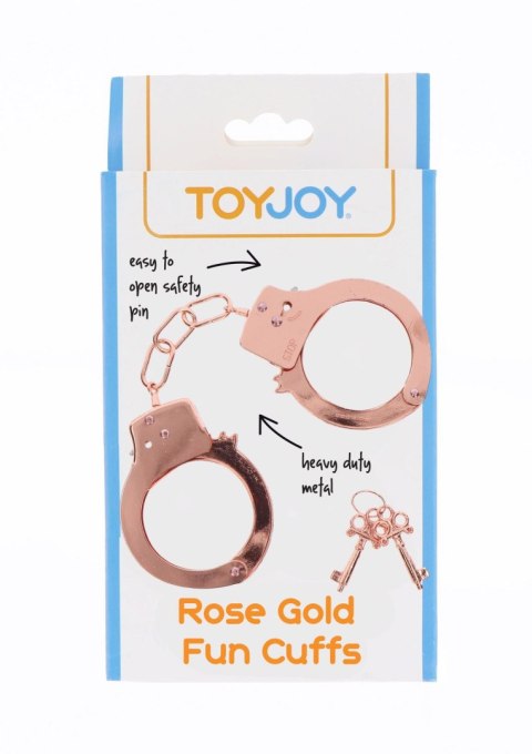 Metal Handcuffs Rose Gold ToyJoy Metal Handcuffs Rose Gold ToyJoy