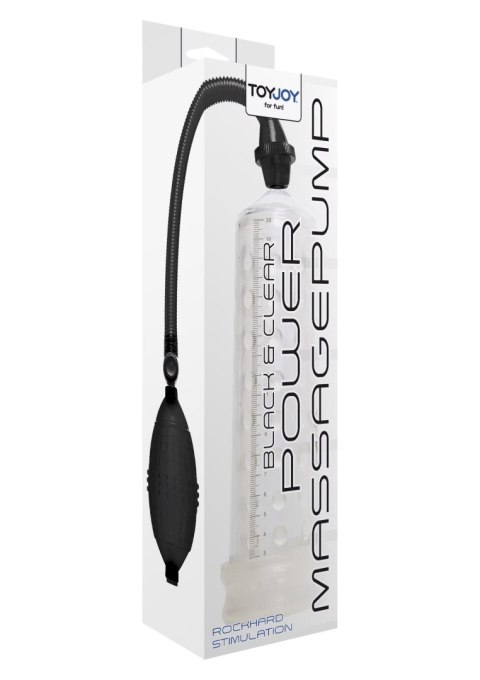 Power Massage Pump with Sleeve Transparent ToyJoy Power Massage Pump with Sleeve Transparent ToyJoy