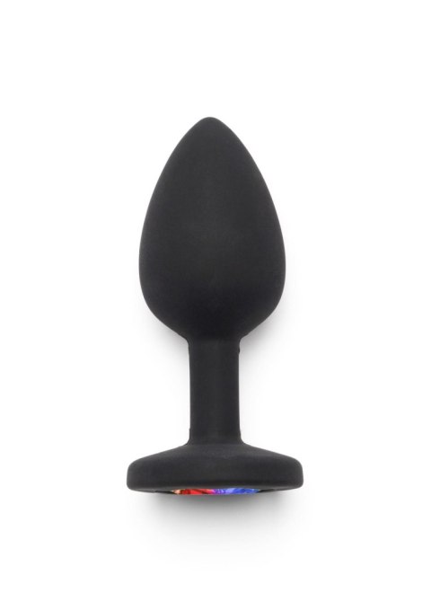 Rainbow Booty Jewel Small Black ToyJoy Rainbow Booty Jewel Small Black ToyJoy