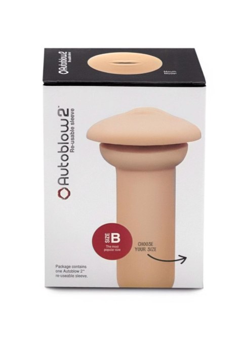 Autoblow 2+ Mouth Sleeve B Light skin tone Autoblow Autoblow 2+ Mouth Sleeve B Light skin tone Autoblow