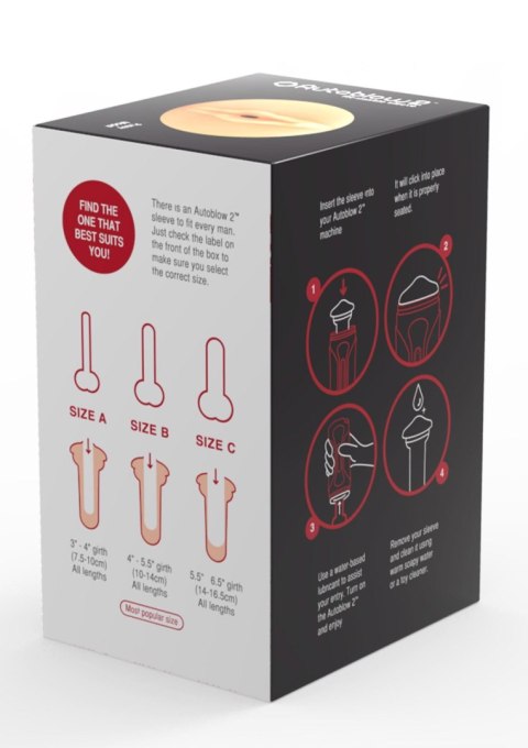 Autoblow 2+ Vagina Sleeve C Light skin tone Autoblow Autoblow 2+ Vagina Sleeve C Light skin tone Autoblow