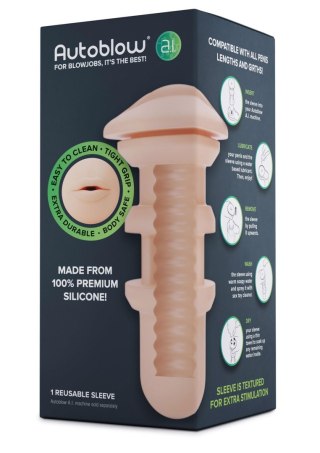 Autoblow A.I. Mouth Sleeve Light skin tone Autoblow