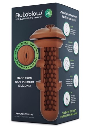 Autoblow A.I. Vagina Sleeve Brown skin tone Autoblow