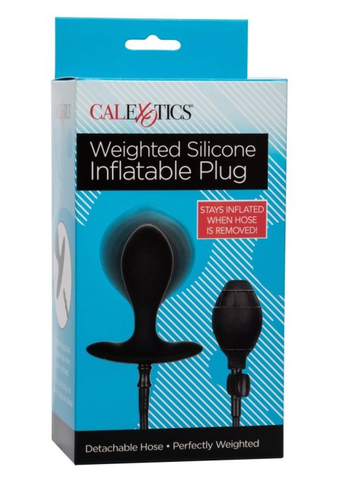 Silicone Inflatable Plug Black Calexotics