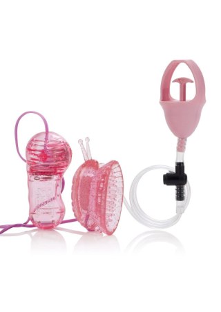 Butterfly Clitoral Pump Pink Calexotics