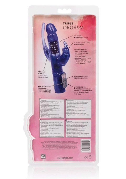 Delight Triple Orgasm Purple Calexotics