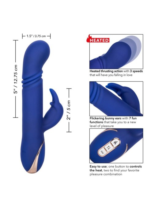 Heated Thrusting G Rabbit Blue Calexotics