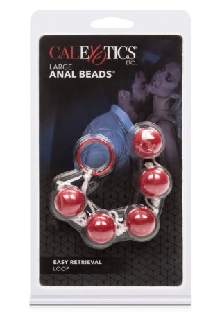 Large Anal Beads Red Calexotics