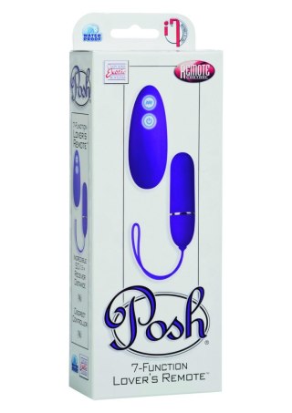 Posh 7-Function Lovers Remote Purple Calexotics