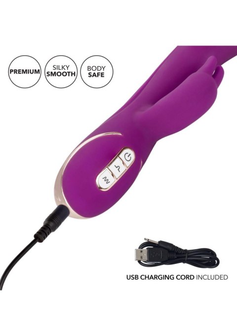Silicone Thumping Rabbit Purple Calexotics